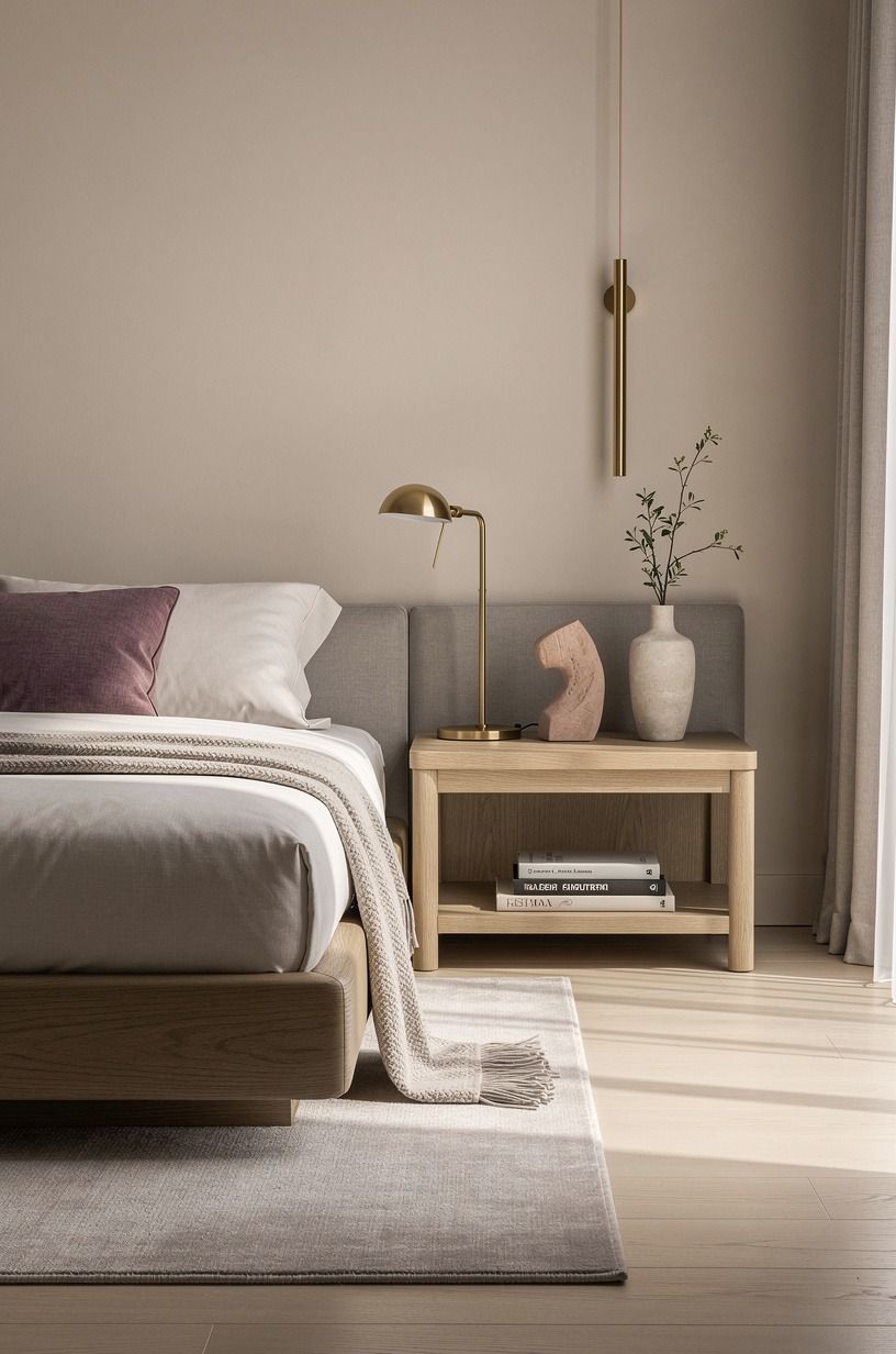 The Pale Oak rule softened every hard edge, plum palette