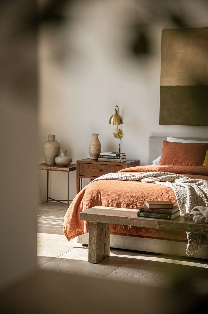 The Soft-Lighting Rule changed the whole room, terracotta palette