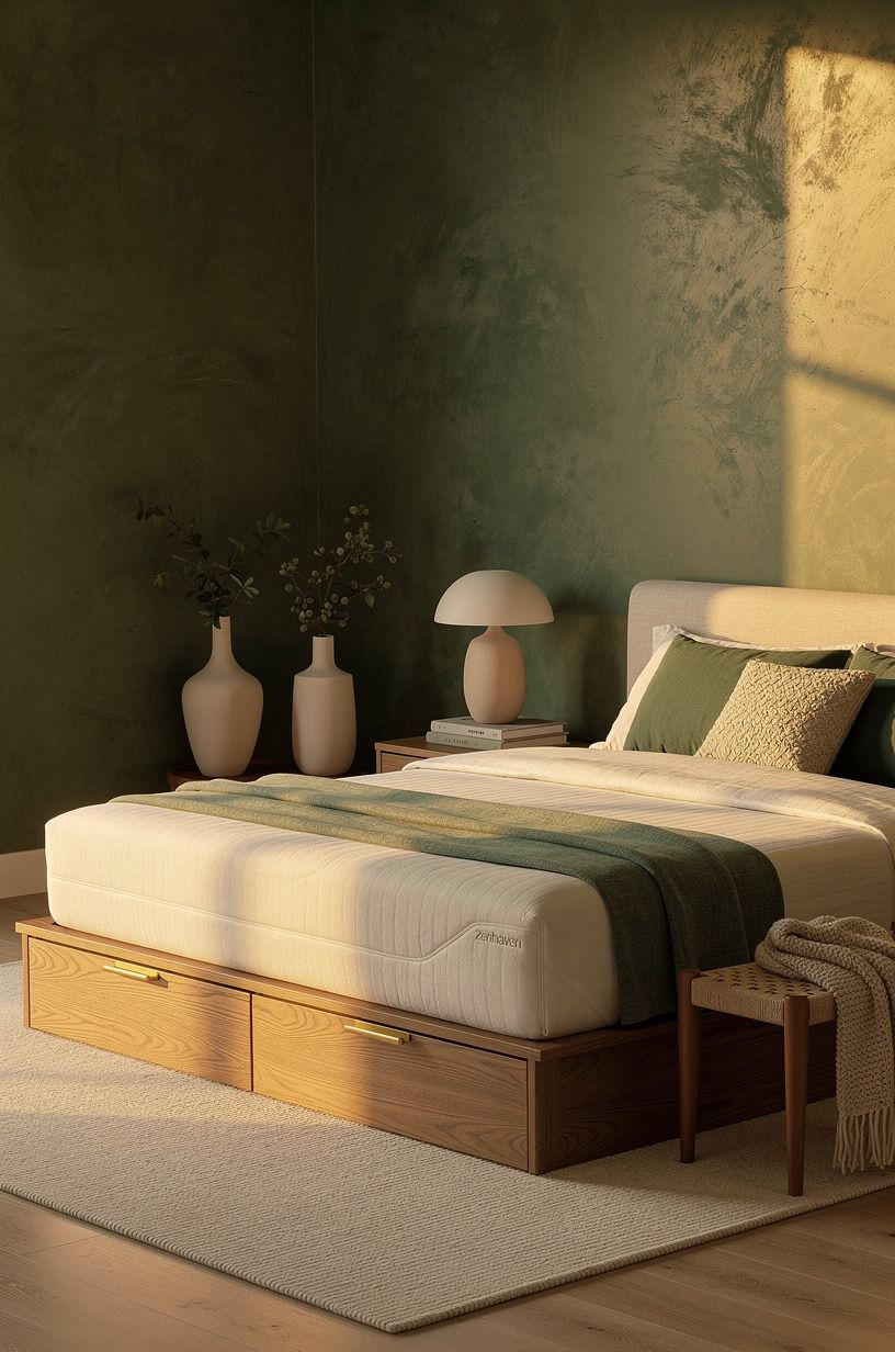 The Zenhaven changed what I wanted from the whole room, emerald palette