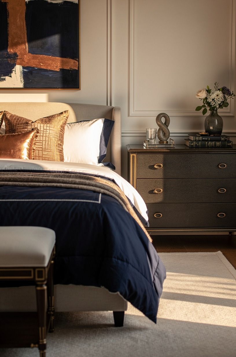 Then I made the sleep layers feel like mine, midnight blue palette