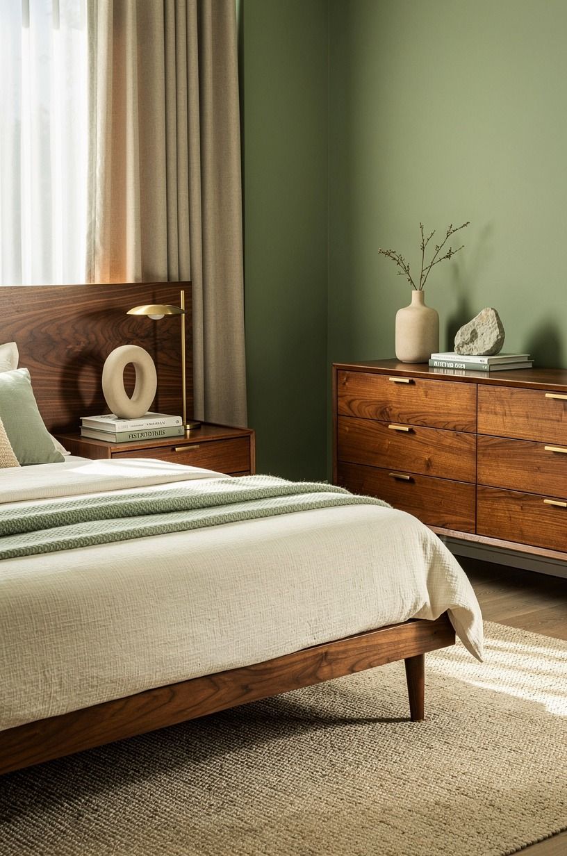 What I’d do differently, and what I’d keep, sage green palette