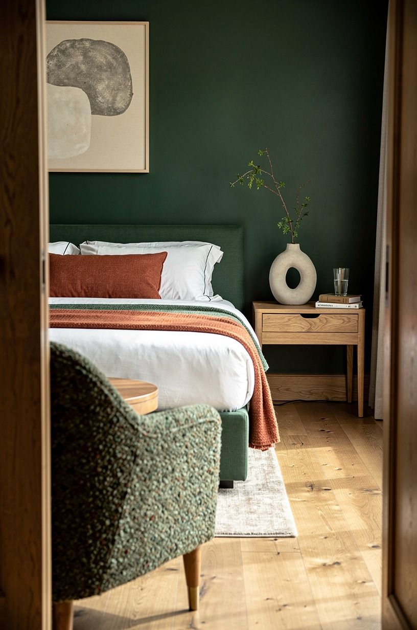 What I’d do differently, and what I’d keep, forest green palette