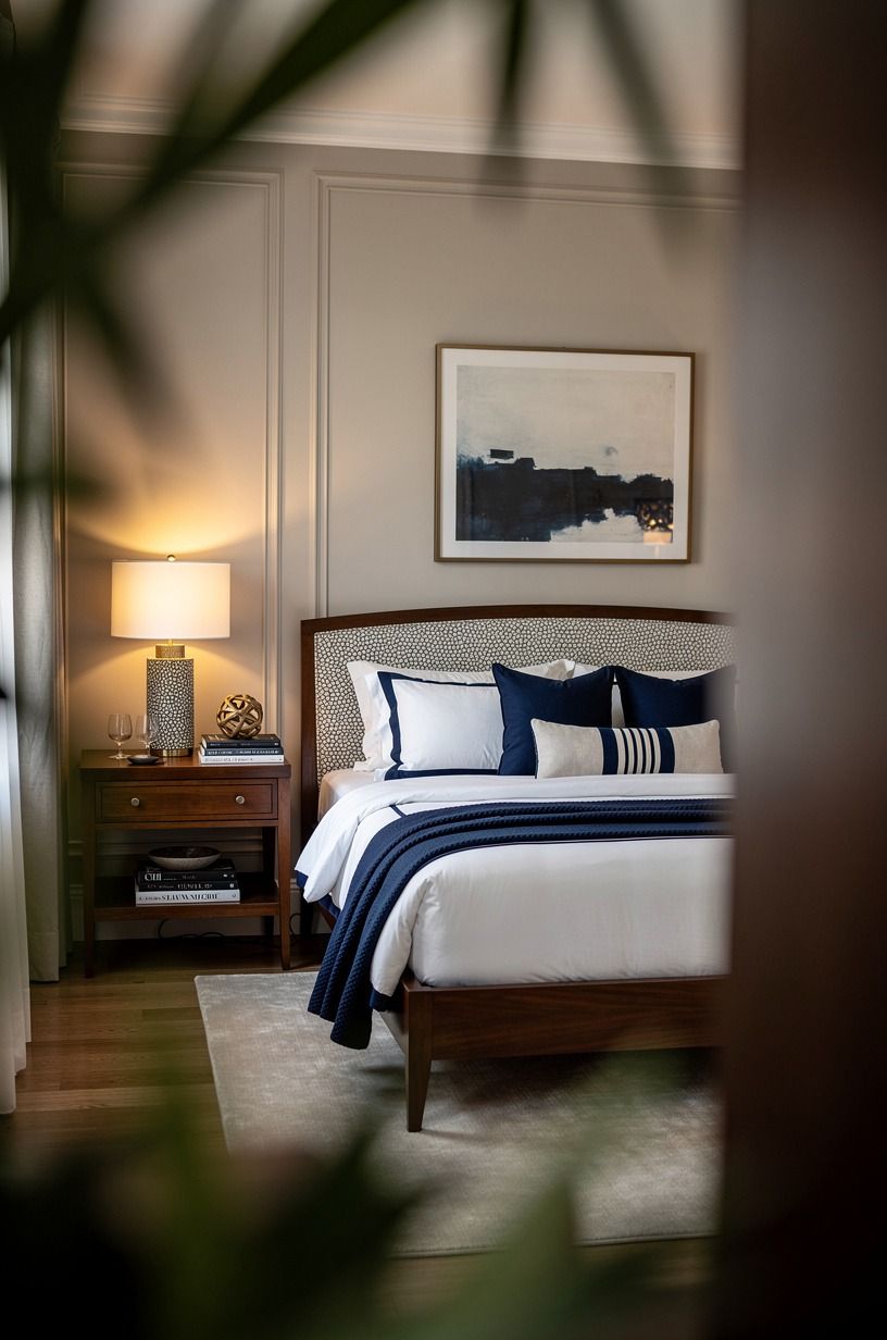 Where I’d start first, navy palette