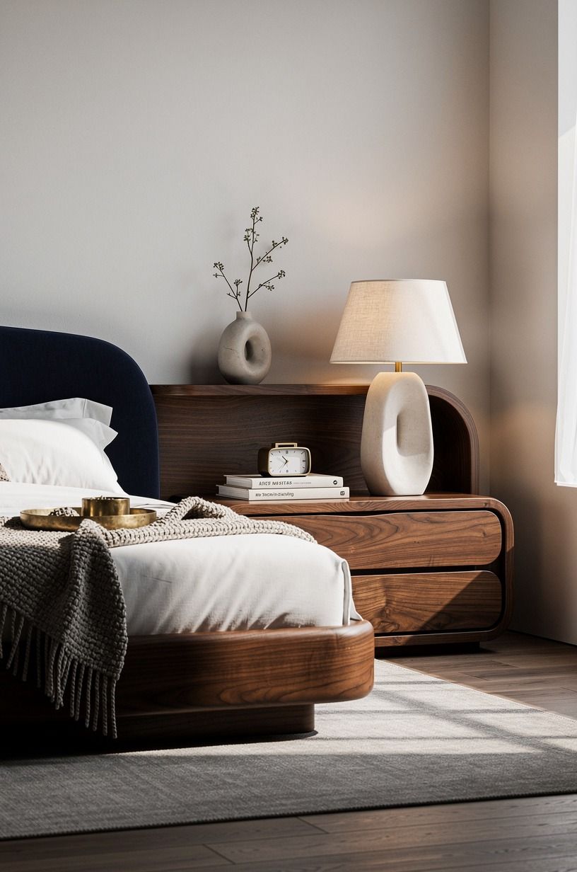 Where I’d start if I had this room again, navy palette
