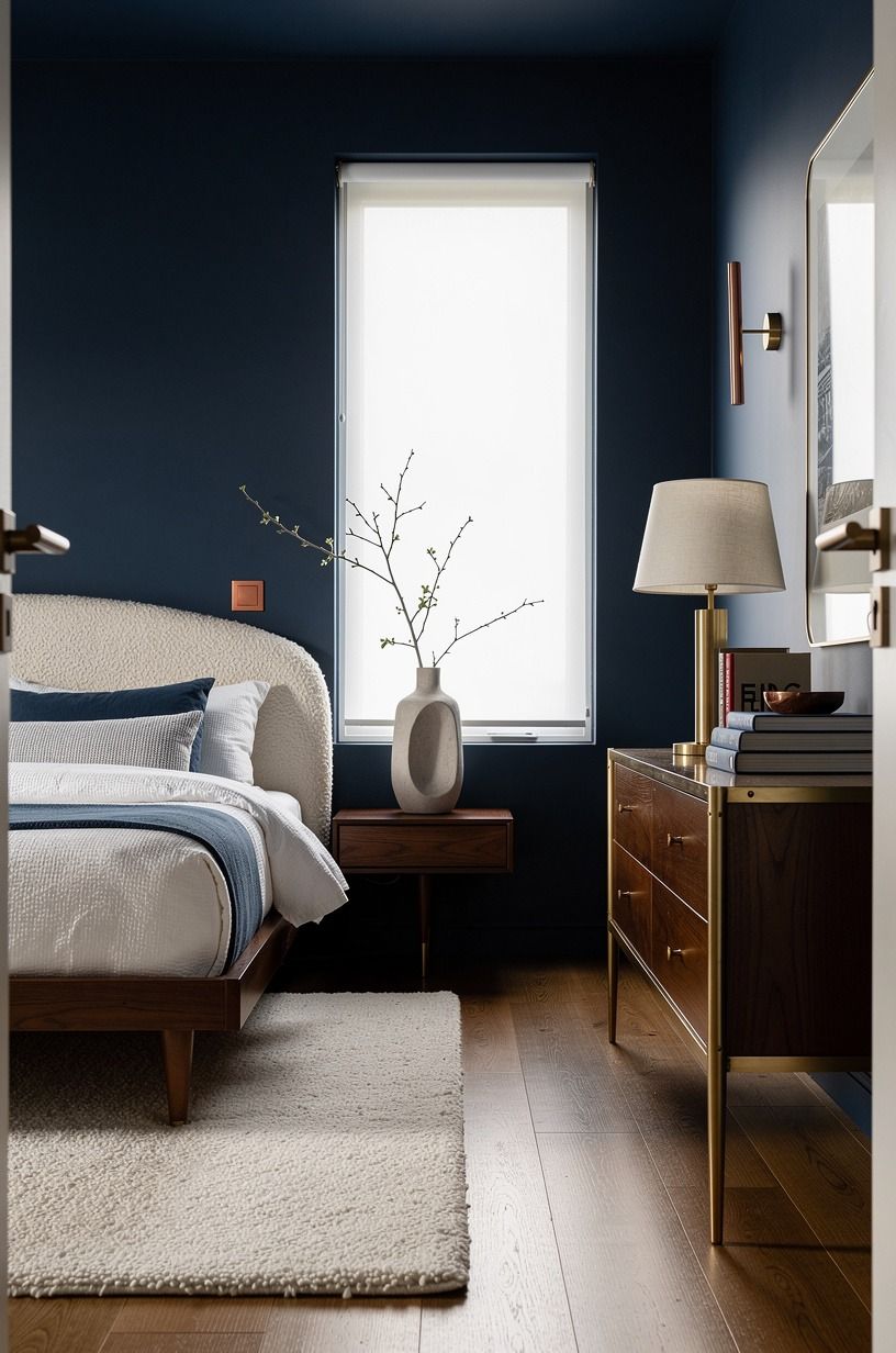 Where I’d Start If I Had to Do It Again, midnight blue palette
