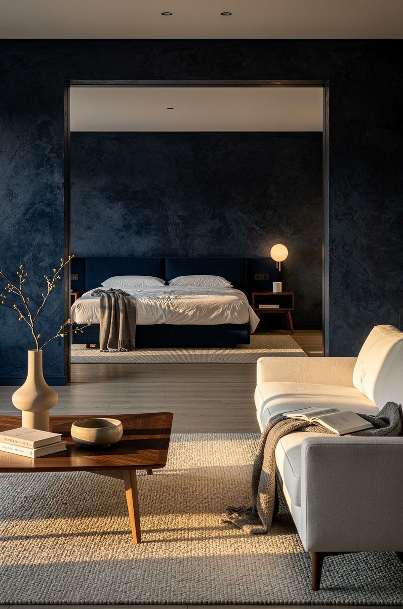 Where the $400 Went, in Broad Strokes, midnight blue palette