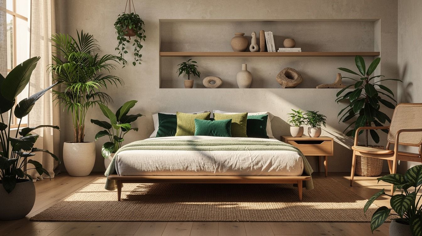 I Created a Biophilic Bedroom, My Nature-Connected Sleep Space Feels Restful