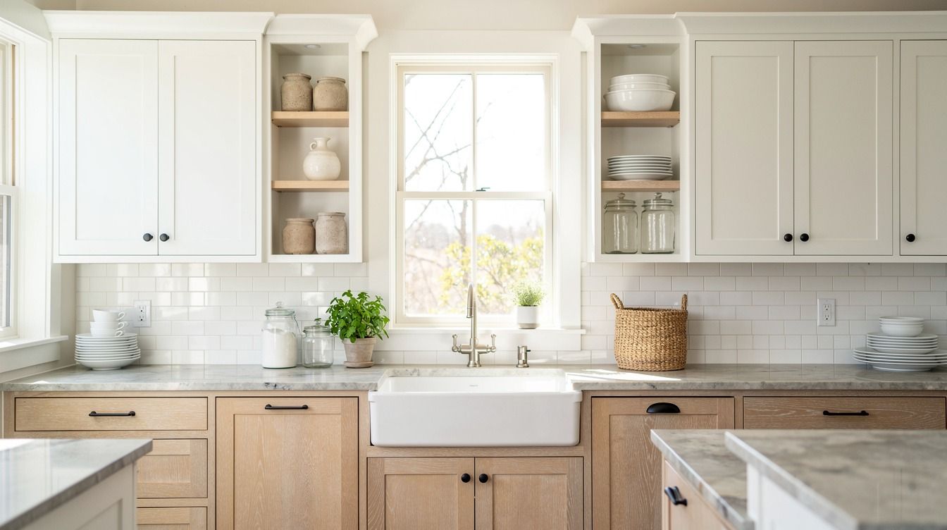 11 Coastal Farmhouse Kitchen Ideas for Breezy, Sun-Washed Style Without Renovating