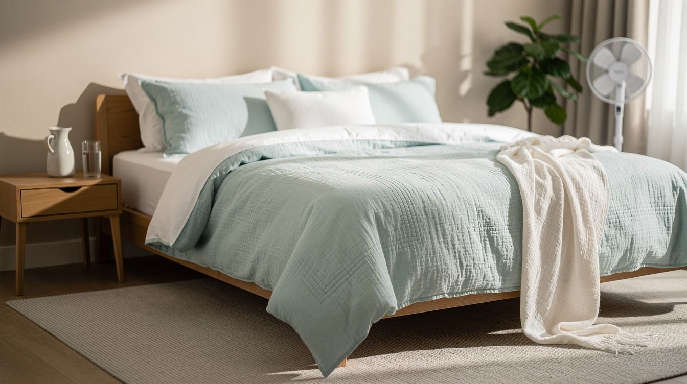 I Switched to Cooling Organic Bedding for Menopause Night Sweats, Finally Rested