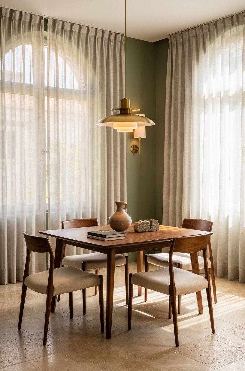 Frame the Room With Soft, Useful Drapery