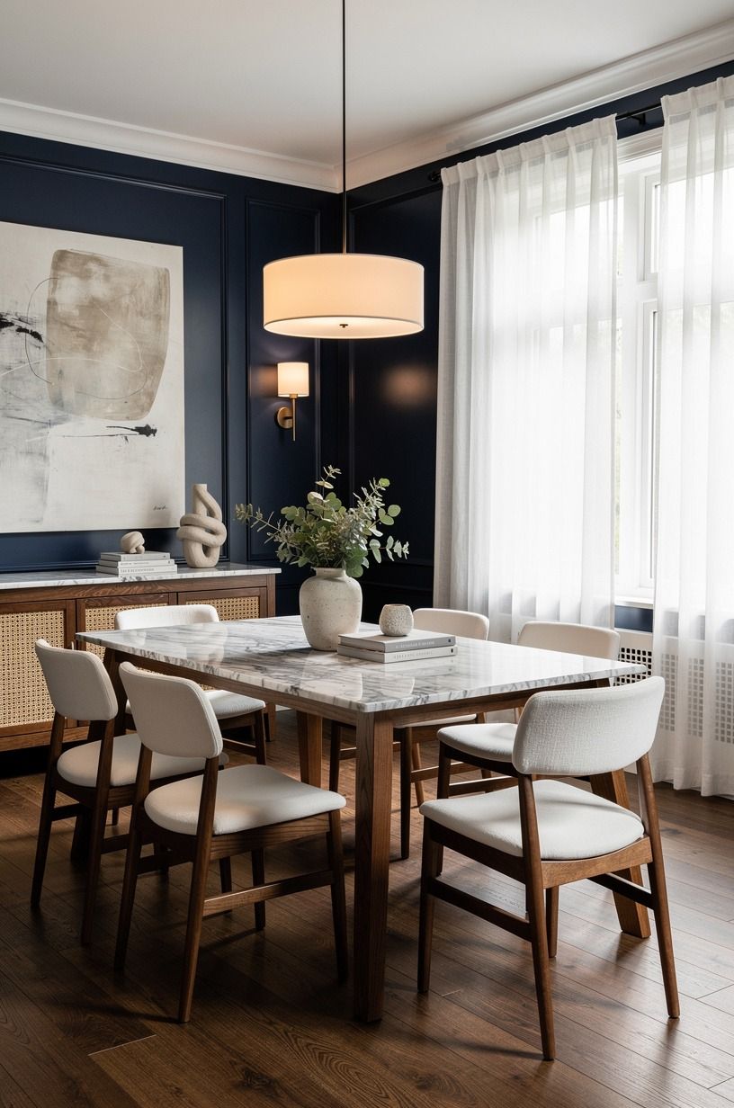 Use the Two-Wood Rule for a Classic Southern Home Interior