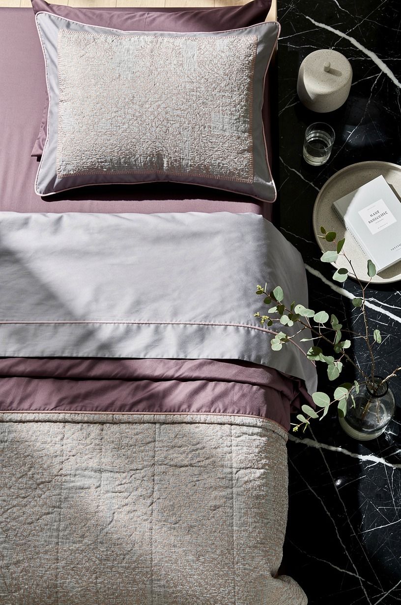 I Replaced the Pillow That Kept Ruining the Whole Bed, plum palette