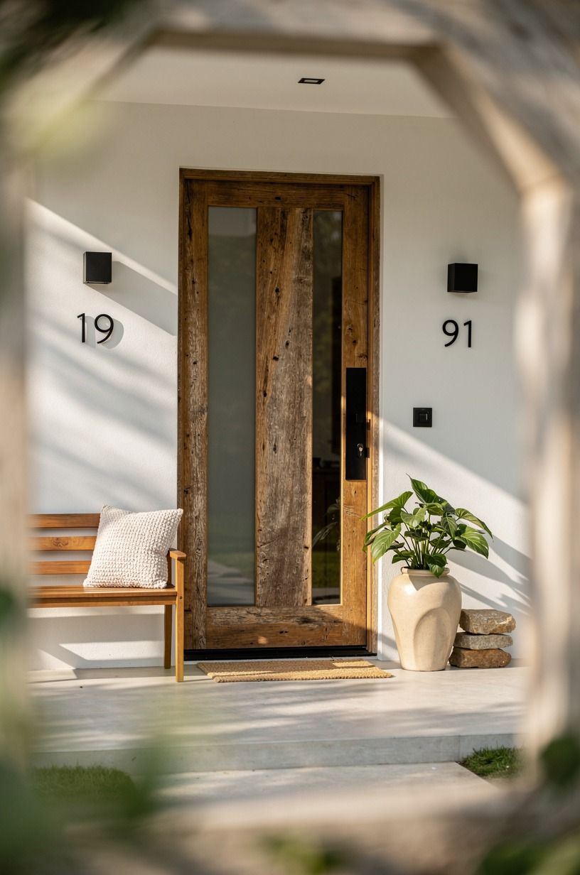 Choose a Modern Front Door with Glass, Carefully
