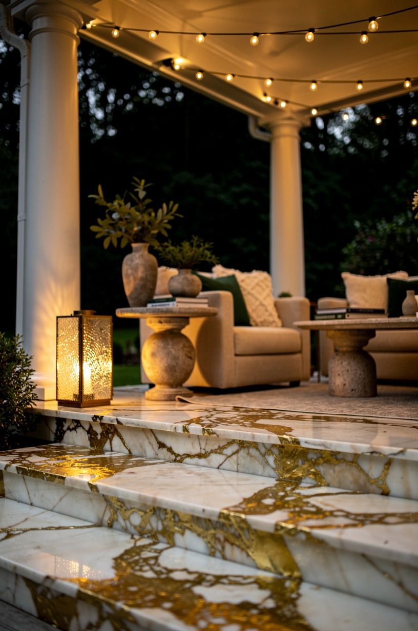 Choose lantern glass that throws amber light