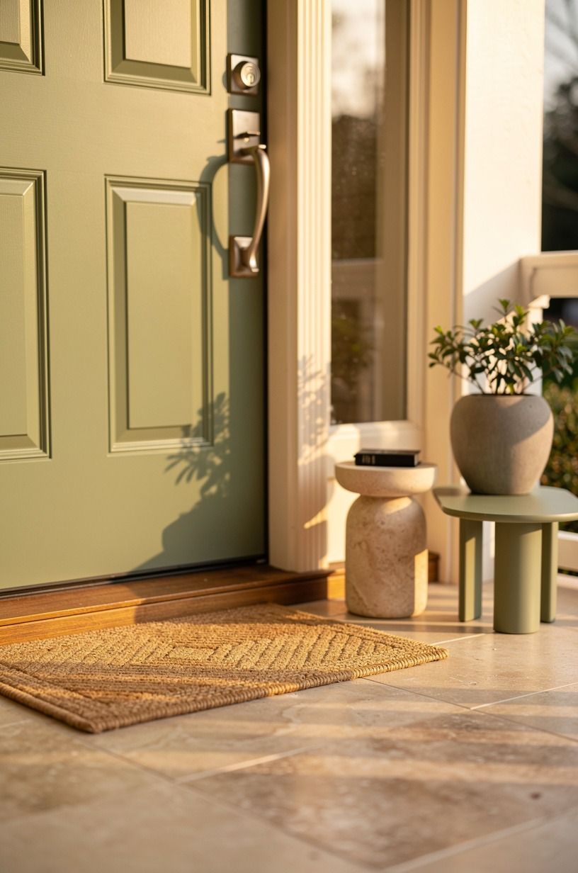 Clean the canvas before painted front doors get paint