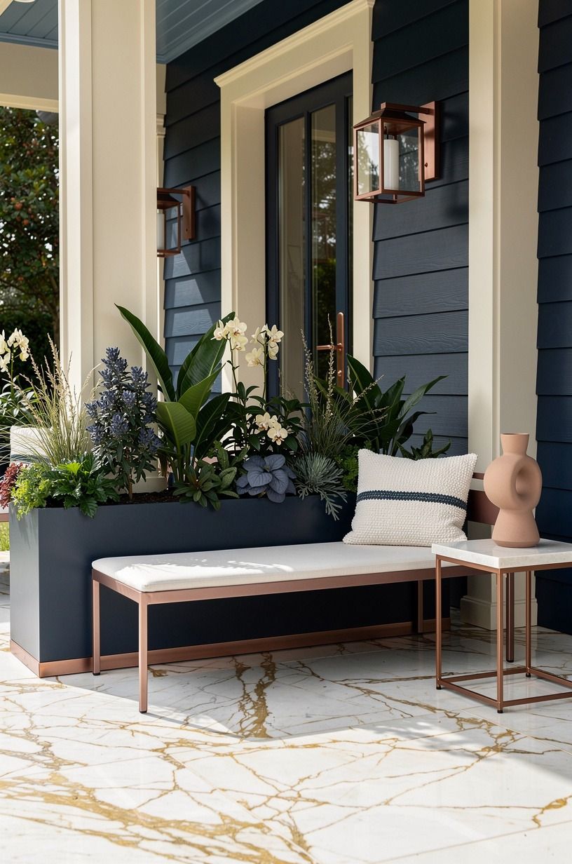 Float One Long Planter Instead of Two Small Pots