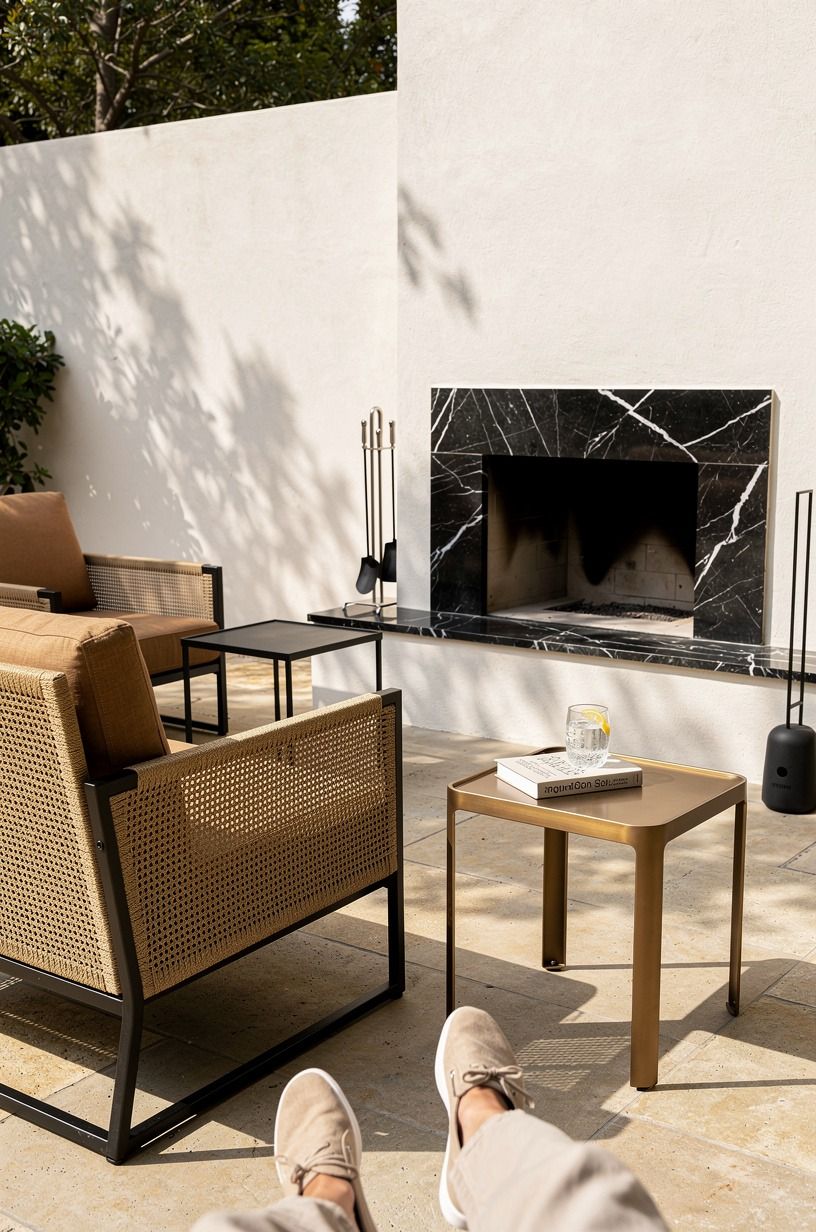 Mix metal finishes with a reason