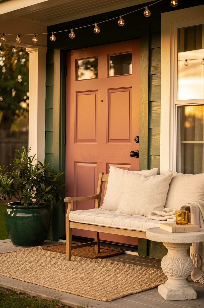 Paint a Dusty Rose Door Instead of Bubblegum Pink