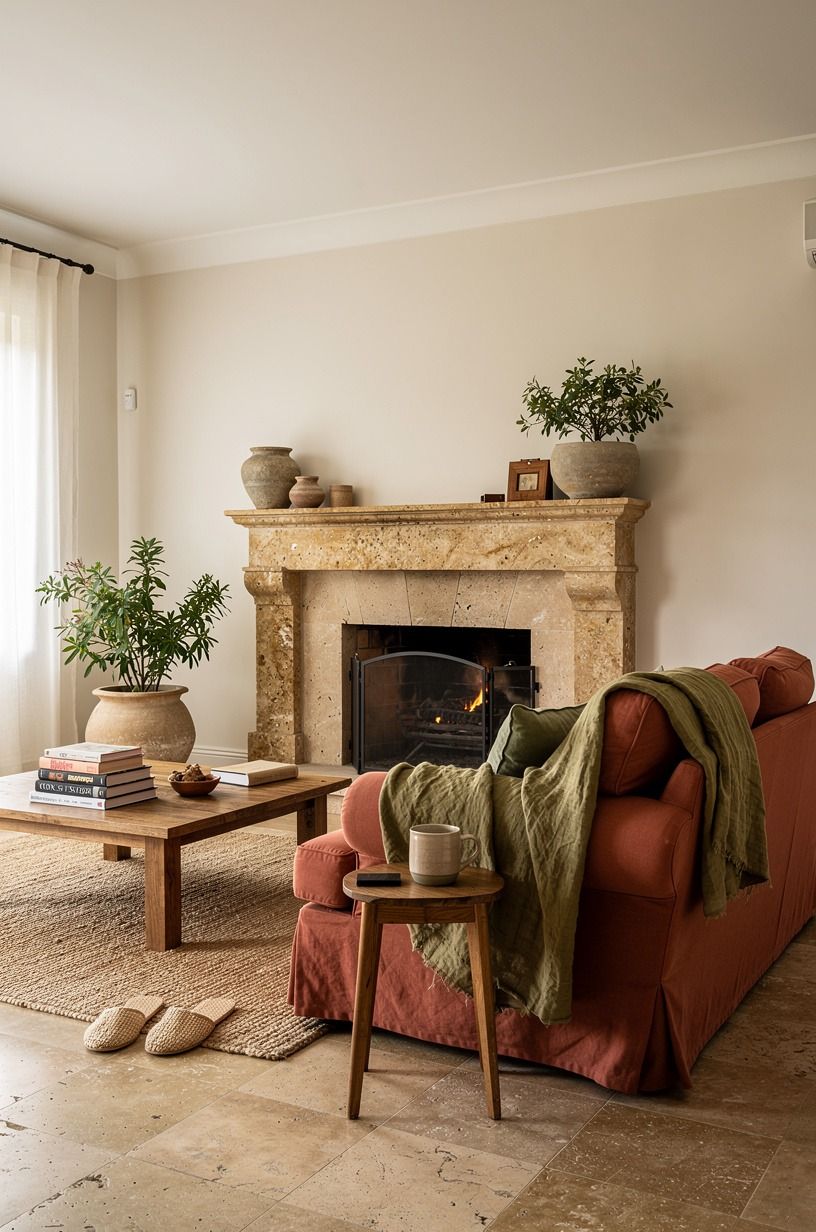 Paint the ceiling before styling the room