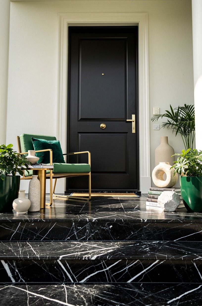 Paint the Door in a Deep, Soft Black