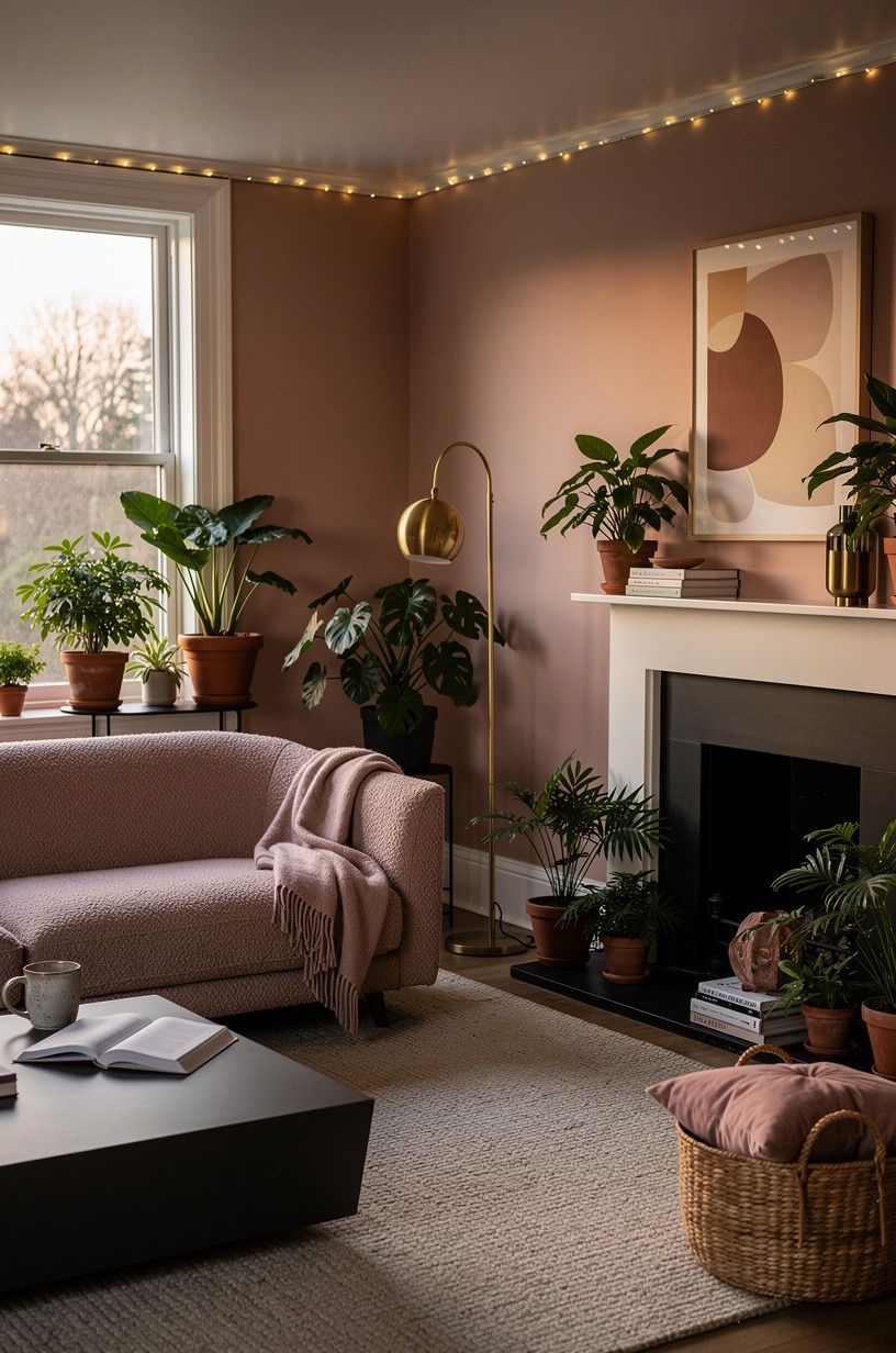 Plant the edges instead of crowding the hearth