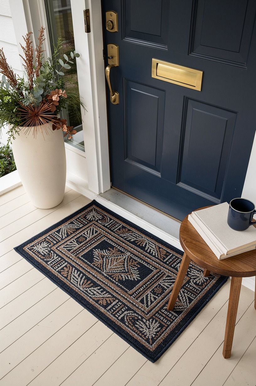 Swap a Plain Mat for a Maximalist Front Door Runner
