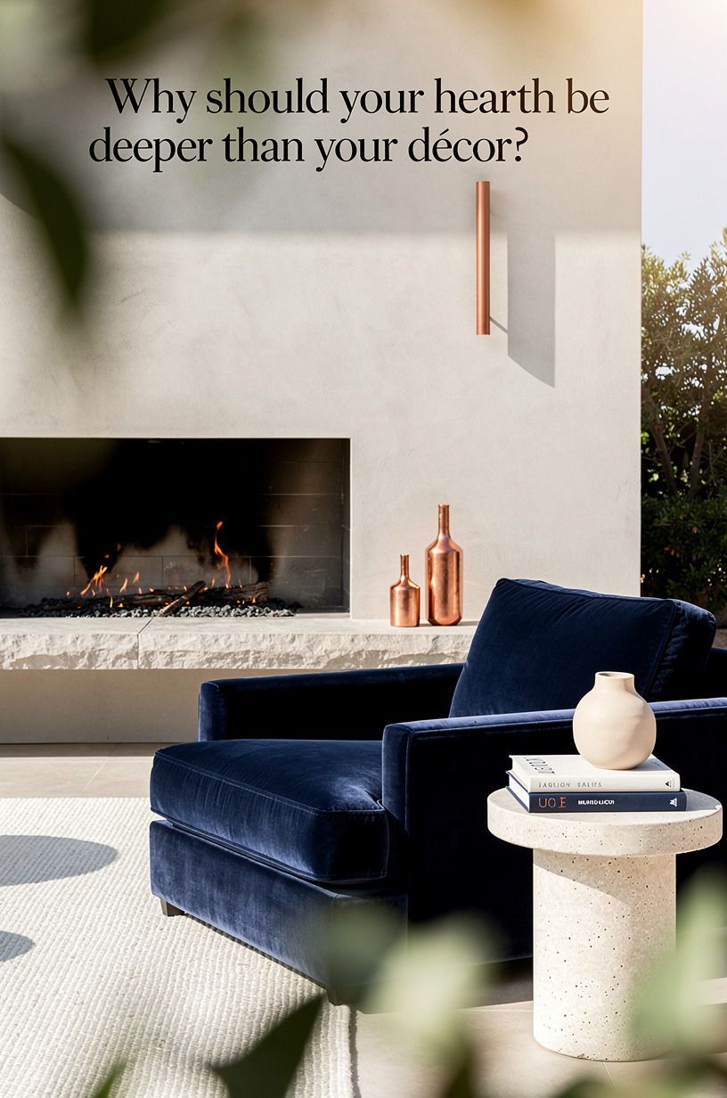 Why should your hearth be deeper than your décor?