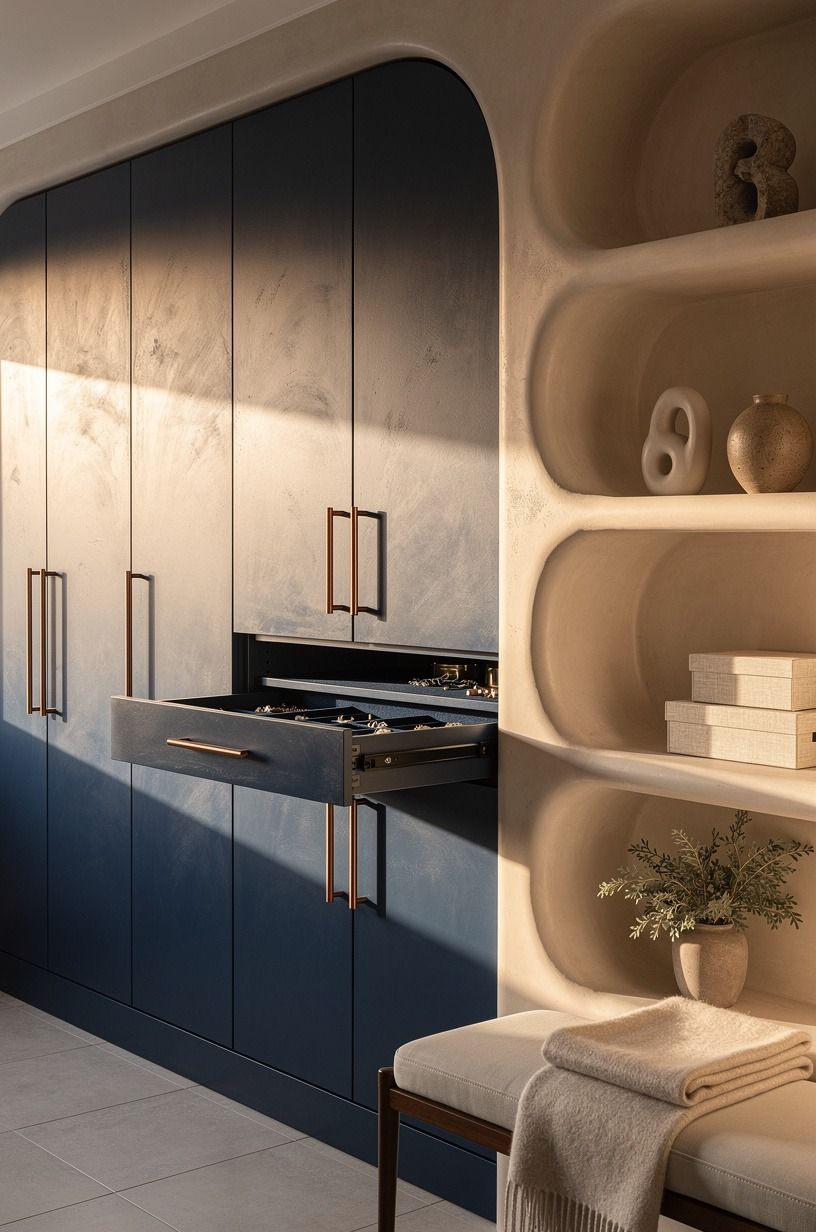 Create a hidden drawer in wardrobe ideas zone