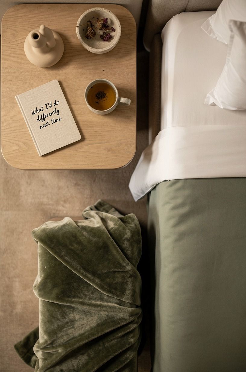 What I’d do differently next time, sage green palette