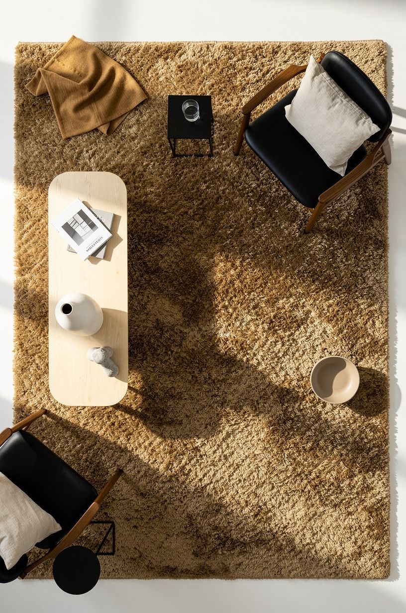 I cleared the floor before buying anything, warm white palette