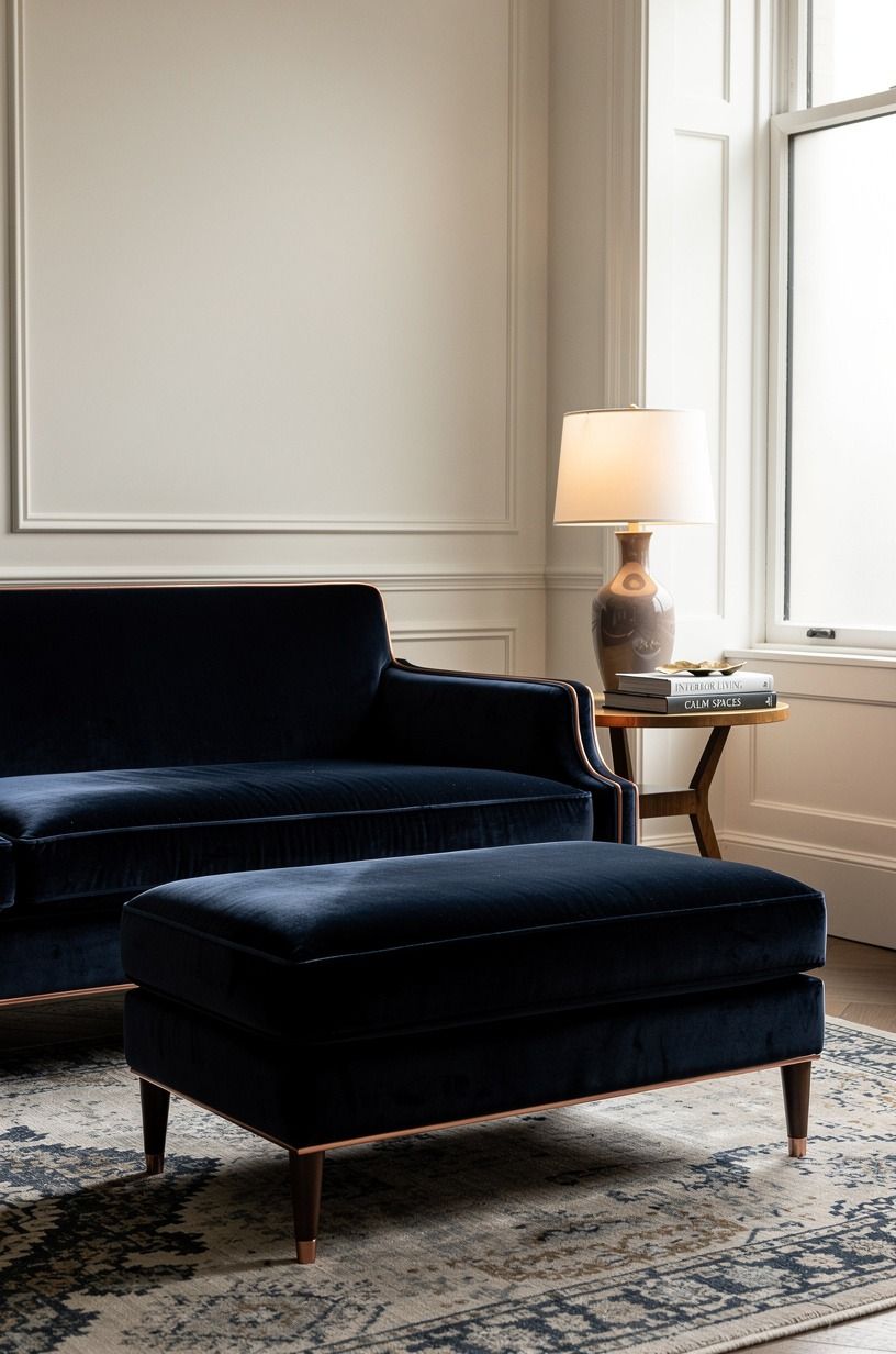 The $200 side was light, paint, and restraint, midnight blue palette