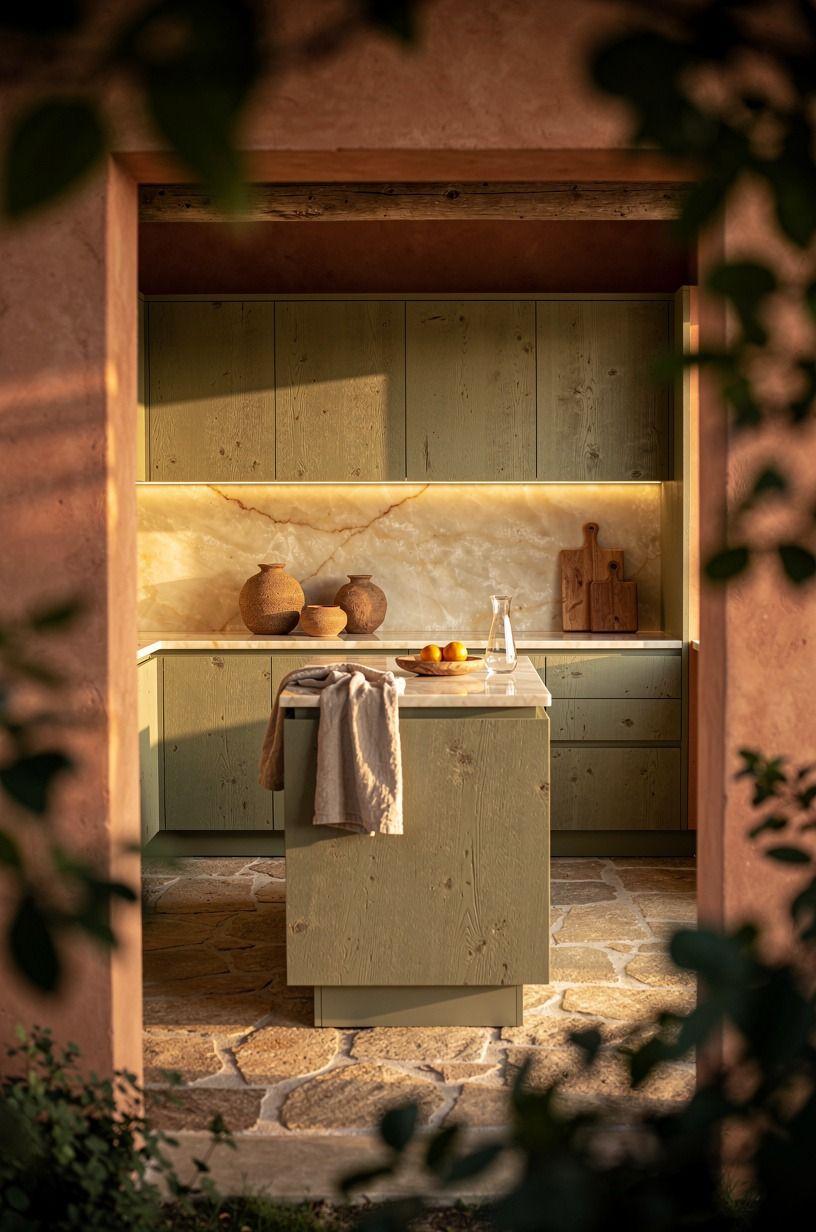 Can rustic small kitchens handle a real island?