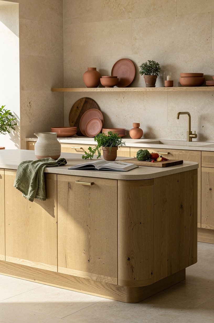 Choose a Countertop That Lets the Oak Breathe
