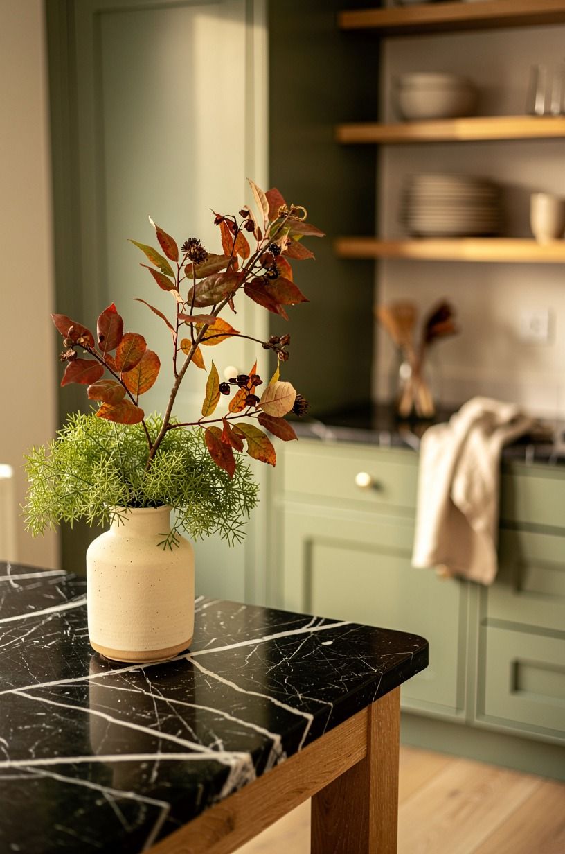 Choose a fall branch over permanent filler