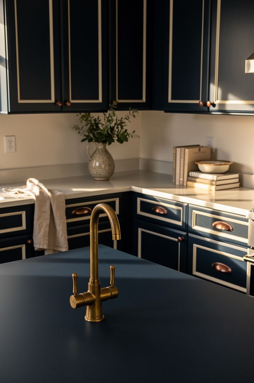 Choose a faucet-shaped focal point you can remove later