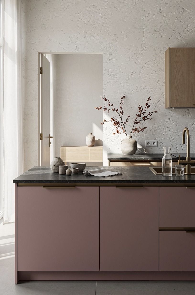 Choose a slim island over a standard-depth block