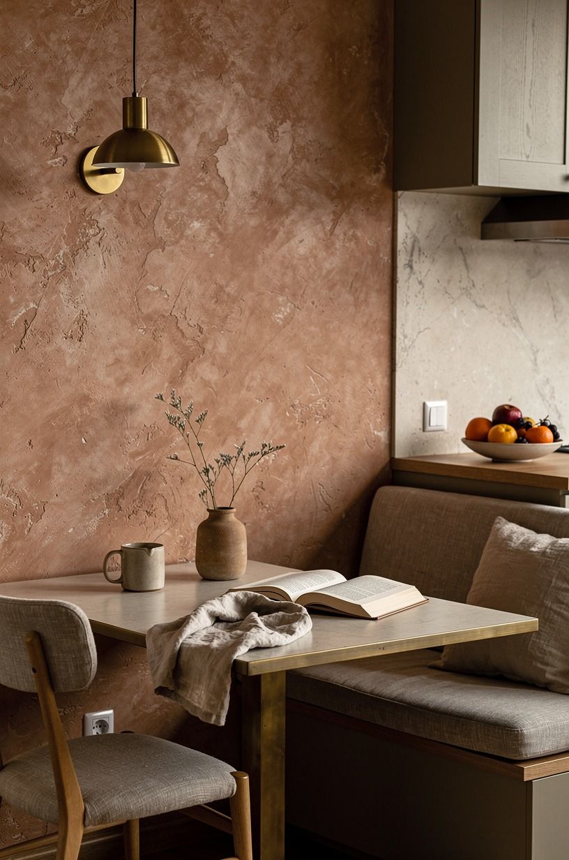 Choose a Small Breakfast Nook With Real Texture