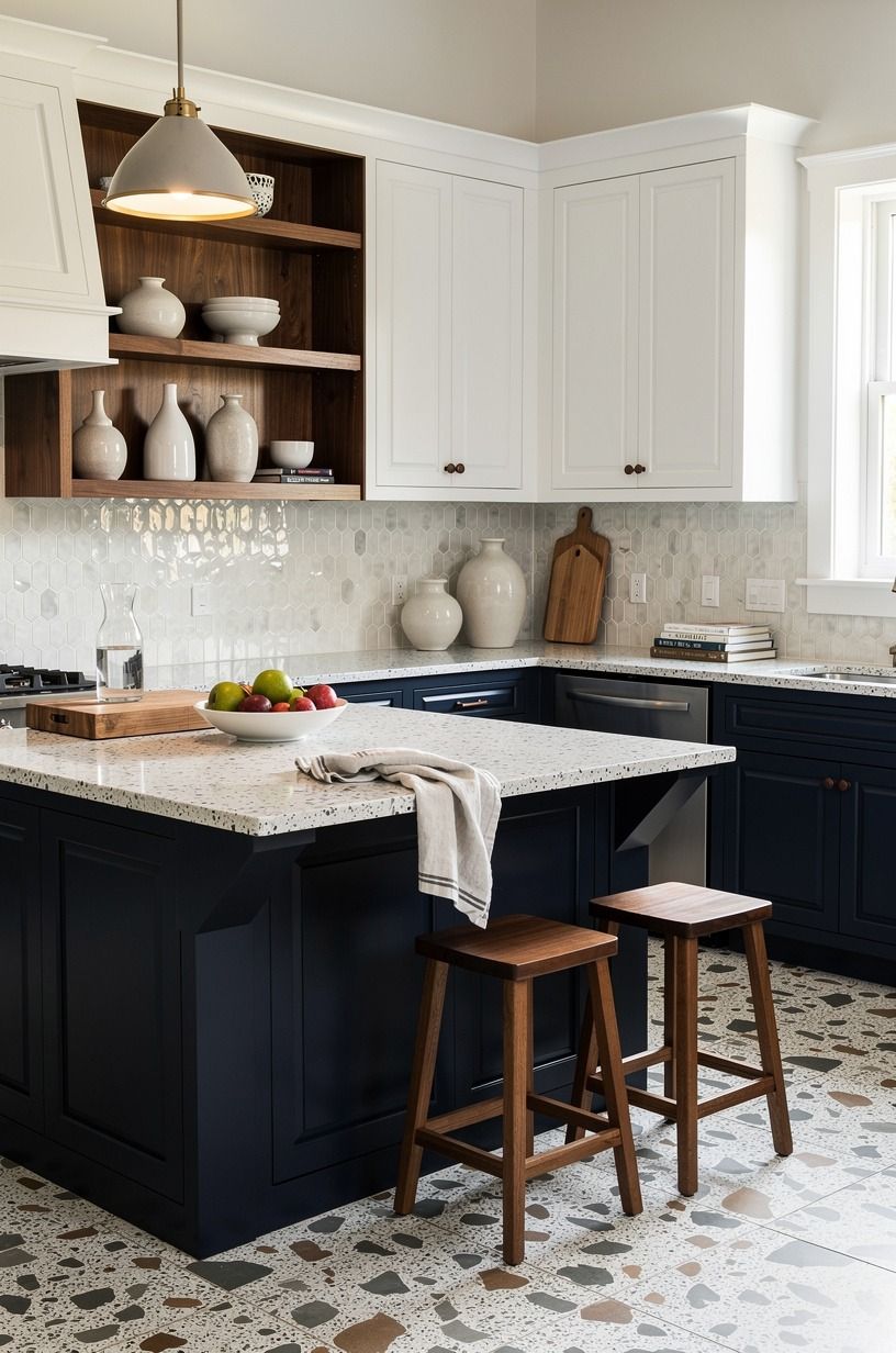 Choose Hand-Glazed Zellige Over Busy Pattern Tile