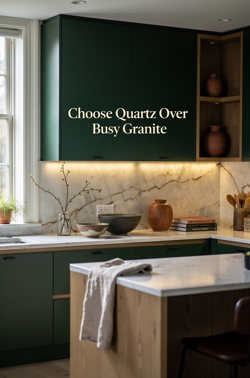 Choose Quartz Over Busy Granite