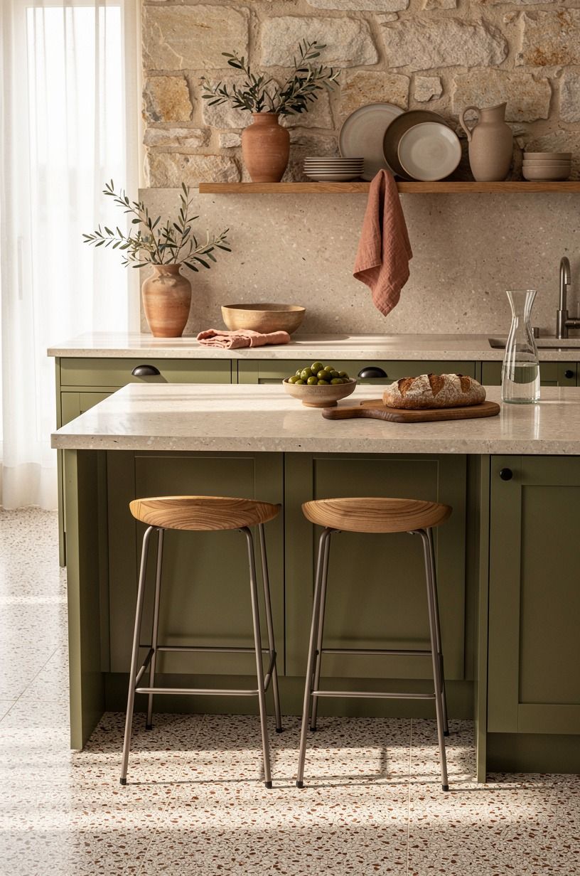 Choose stools that disappear under the lip