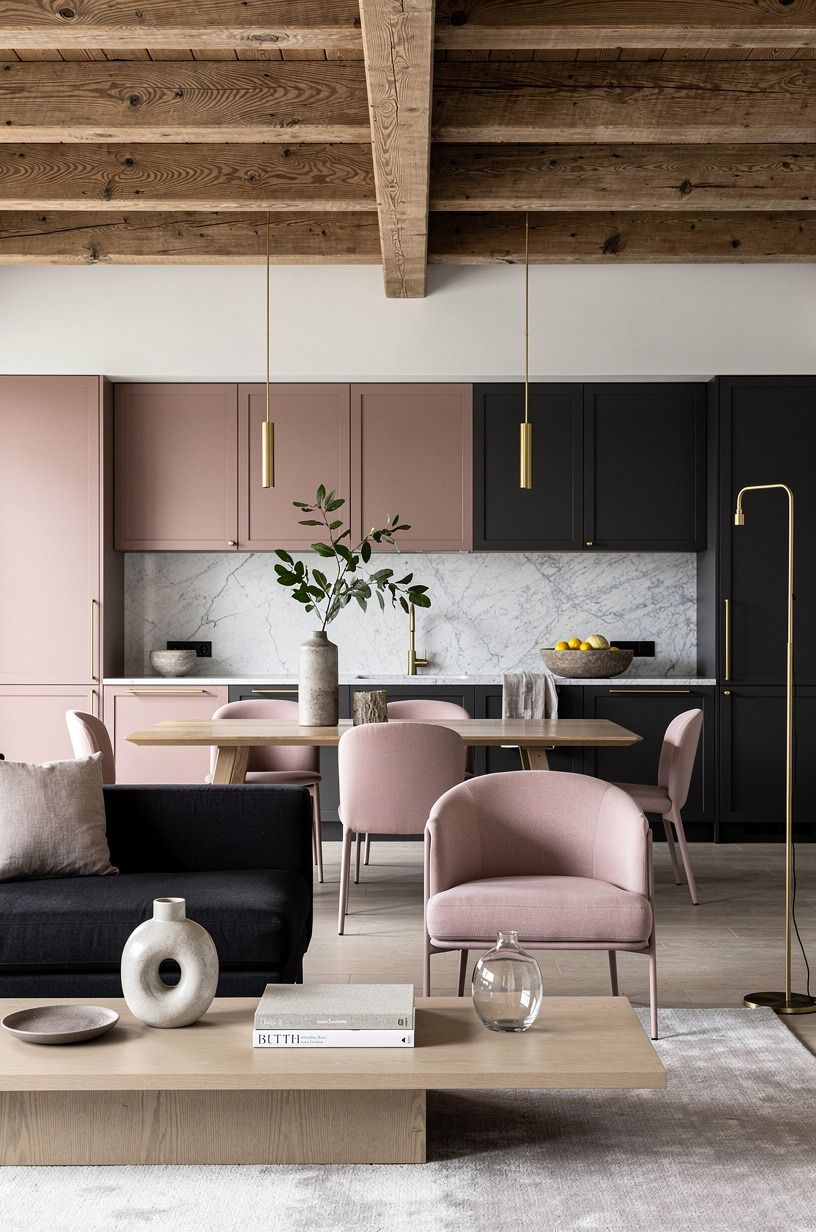 Choose wood over faux beams for the ceiling
