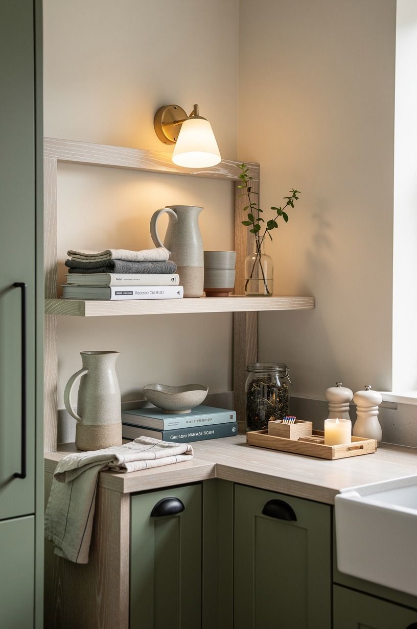 Create a Reset Shelf for the Evening