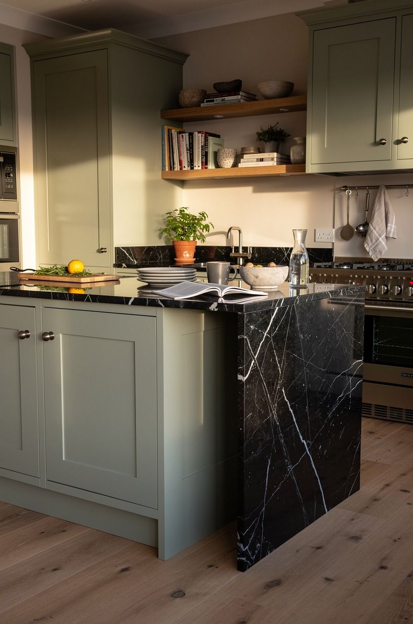 Edit until the kitchen feels used, not crowded