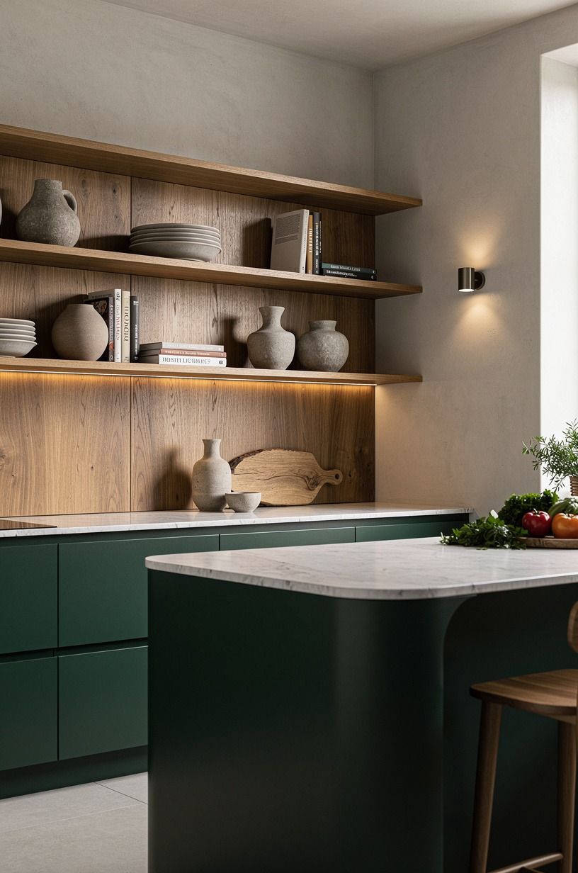Float open shelves with the Pantry Shadow Line