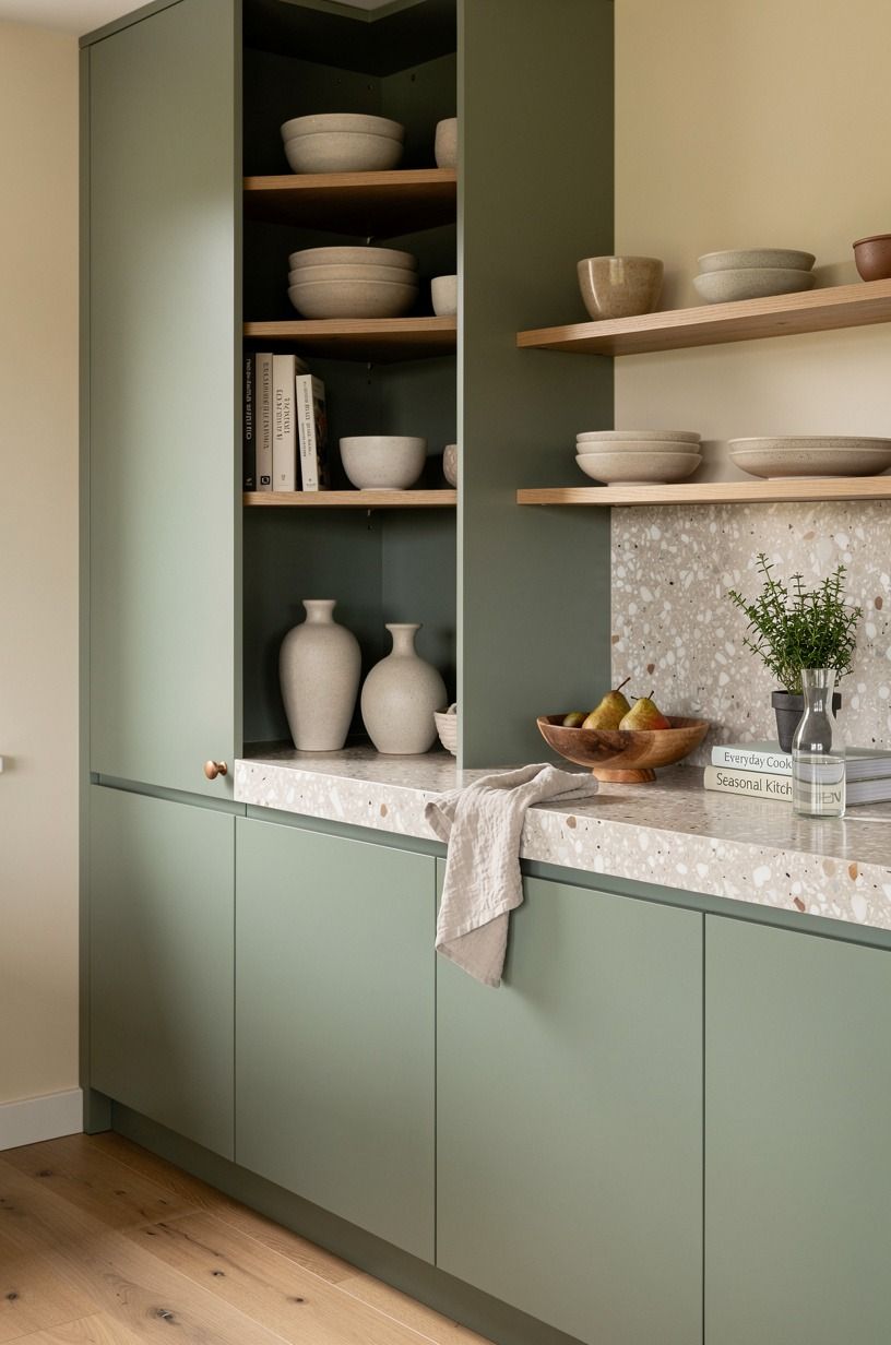 Hide Kitchen Appliances in a Deep Pantry Bay