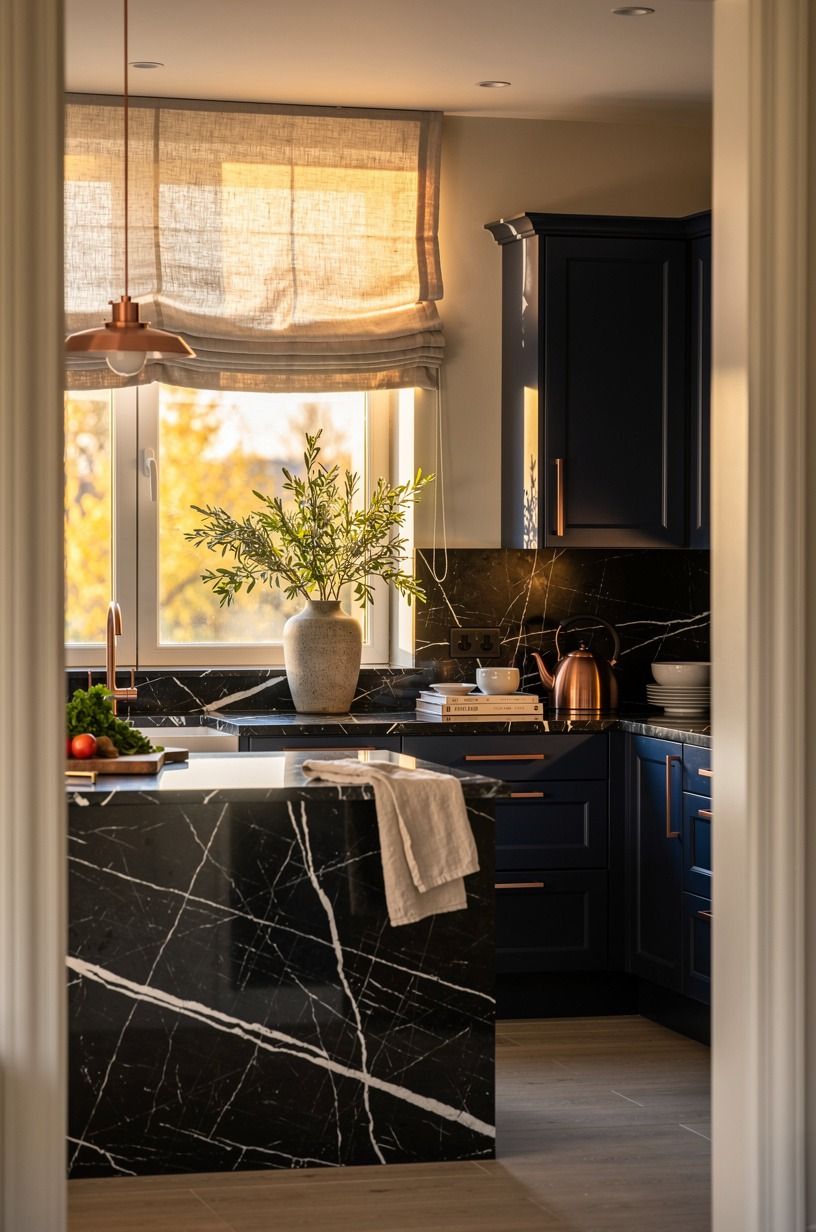 Let Linen Curtains Beat Heavy Roman Shades