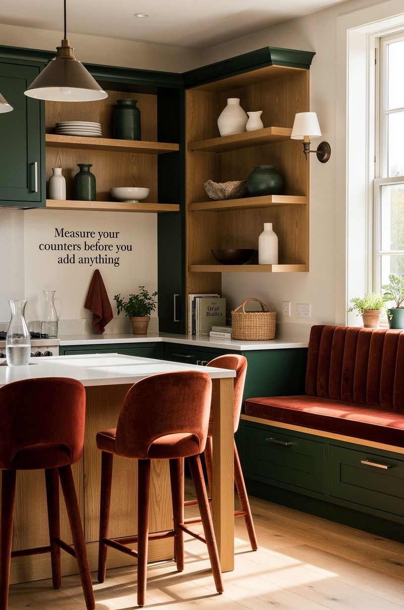 Measure your counters before you add anything