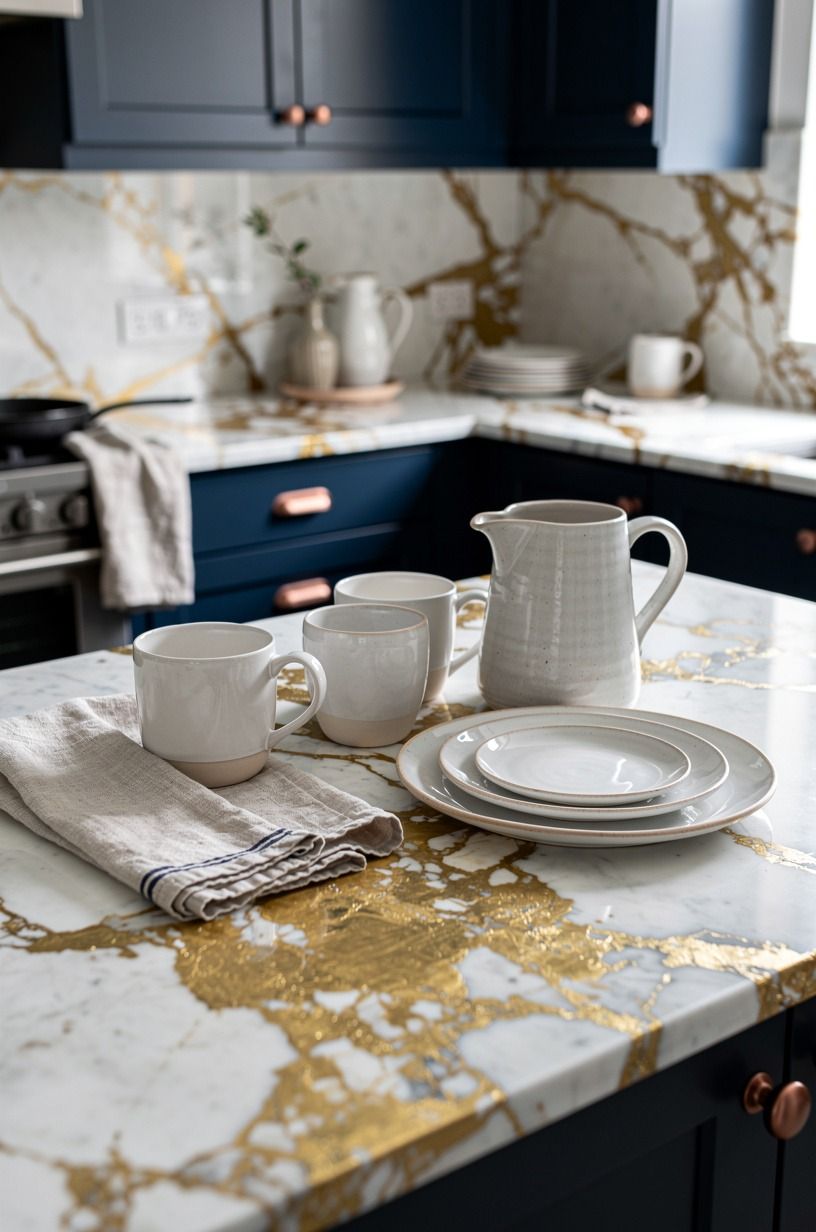 Mix handmade ceramics with everyday whiteware
