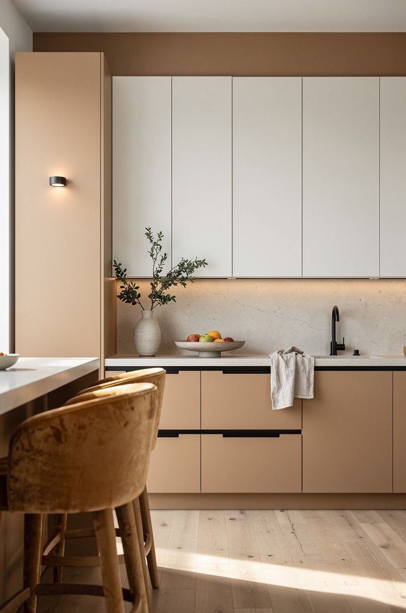 Paint cabinets with the Soft-Contrast Rule
