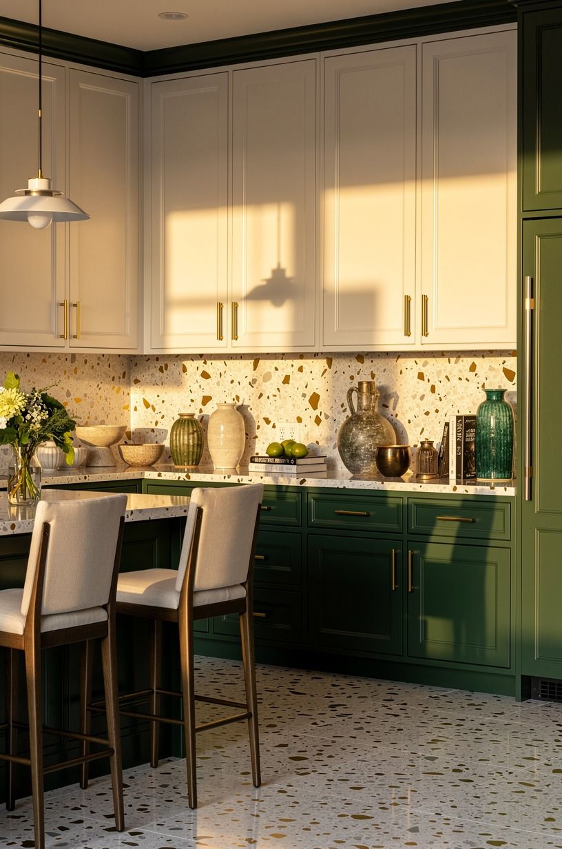Paint the Cabinet Backdrop in Benjamin Moore White Dove OC-17